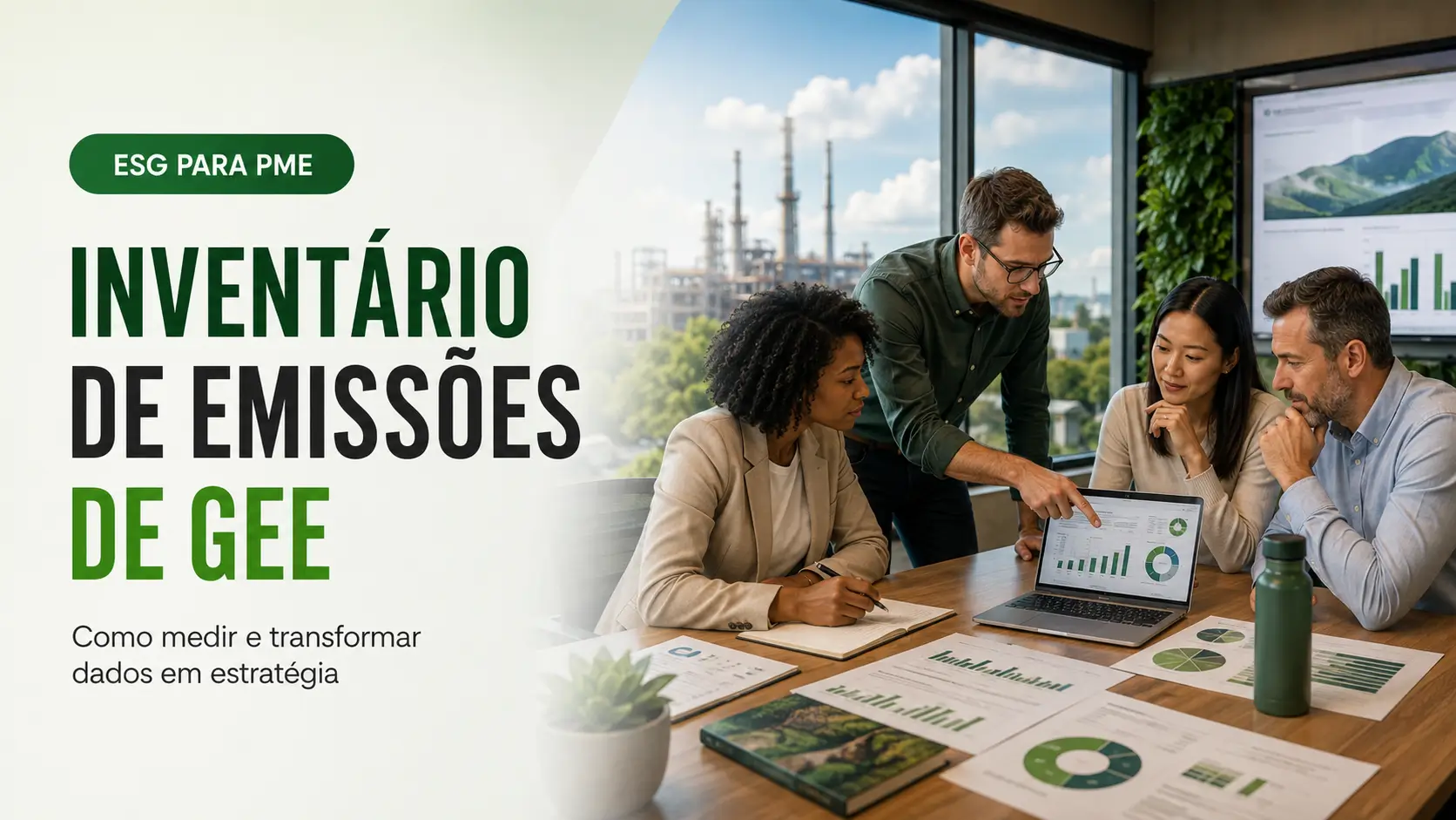 Inventário de emissões de GEE para empresas